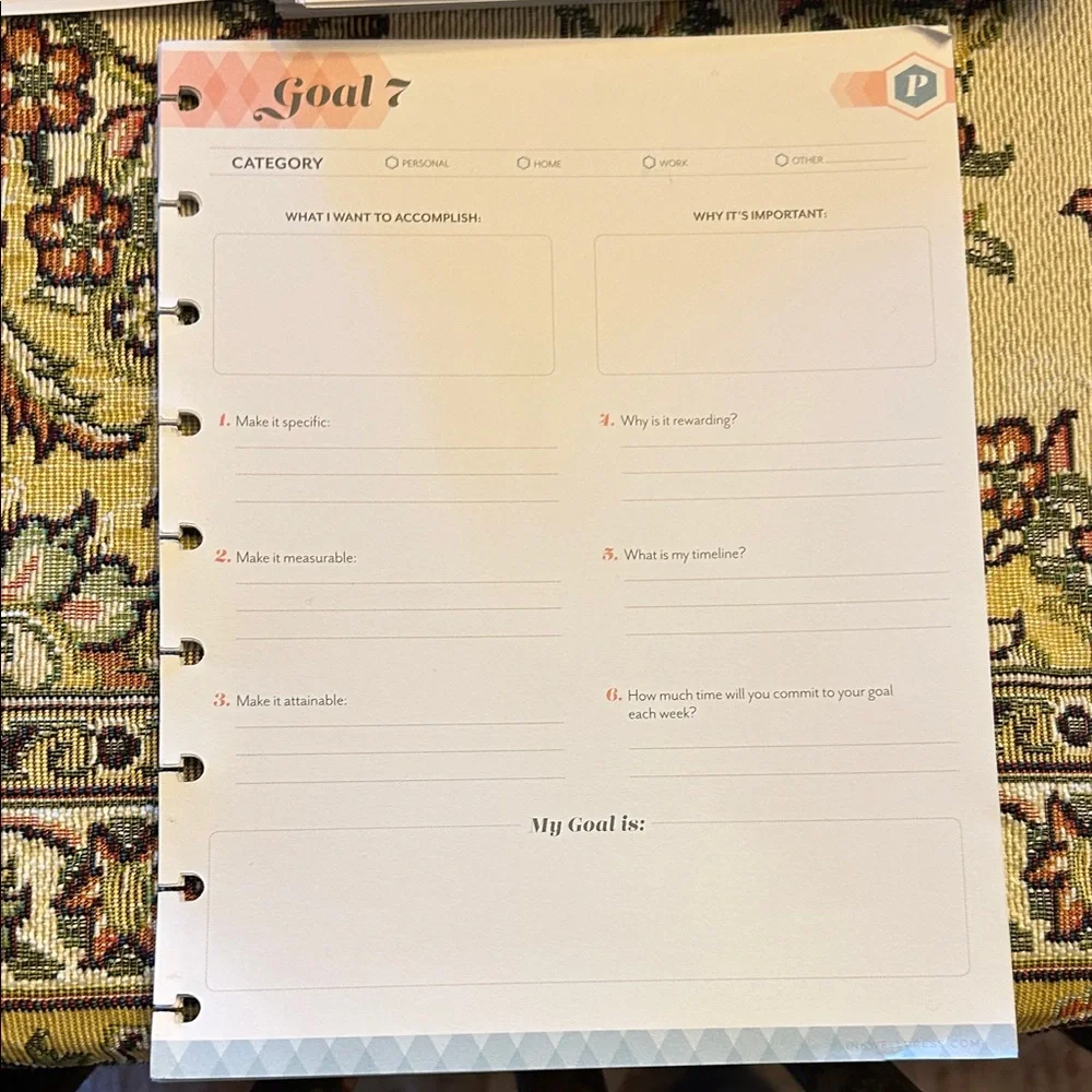 Discbound 7x9 Mega Planner Bundle set of Planner Inserts